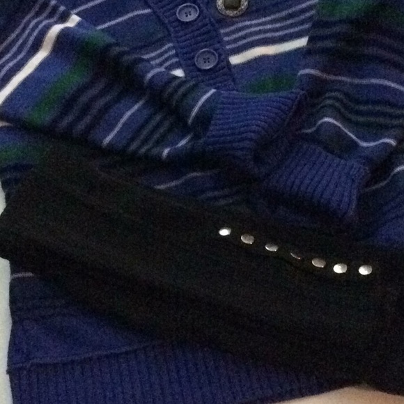 XHILARATION  BLACK CABLE LEGGINGS JRS - Picture 1 of 6